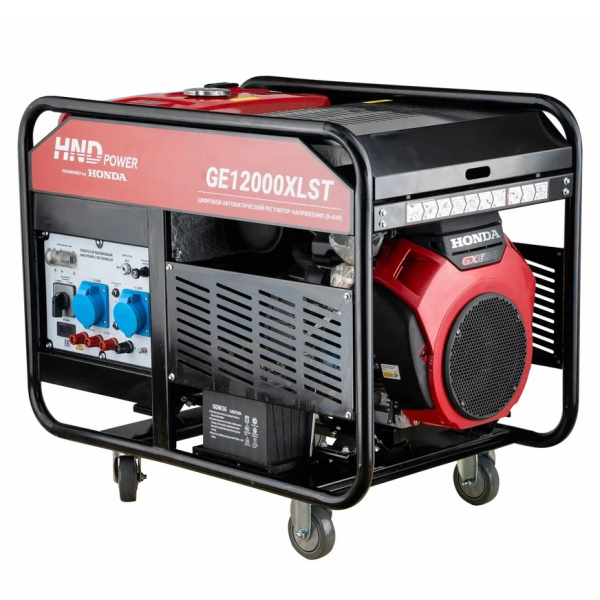 Бензиновый генератор HND GE 12000 XLST