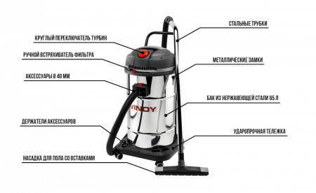 Пылесос Lavor Pro Windy 265 IF
