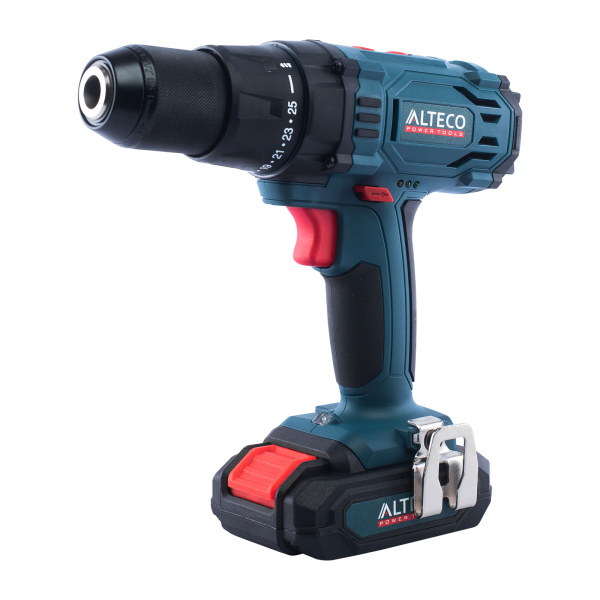 Дрель-шуруповерт Alteco CD 1813 Li 22855 (с 1-им АКБ, кейс)